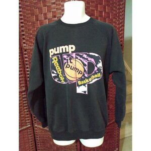 Rare Vintage Reebok Pump It Up Basketball Sweatshirt 90s Large Streetwear